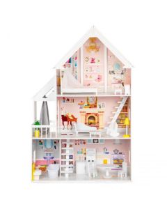 ECO TOYS Drvena kućica za lutke XXL Residence - 4127-1
