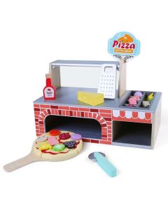 ECO TOYS Igračka drvena pećnica za pizzu - 4366