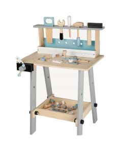 ECO TOYS Drvena igračka radionica - sto sa alatom 32 dela - 1172-1-1-1