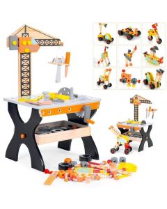 ECO TOYS Drvena radionica za decu, sto sa alatom – ecotoys
