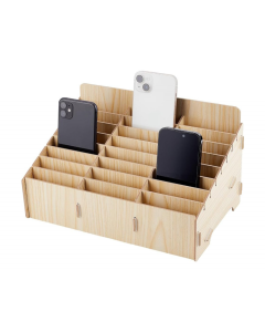 Drveni stalak za telefone sa 24 pregrade