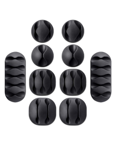 Drzac kablova JWD set 10u1 crni - 219701