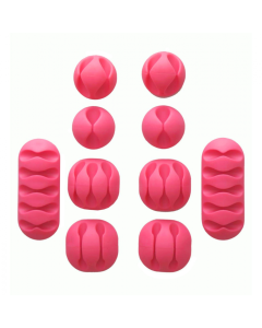Drzac kablova JWD set 10u1 roze - 219699