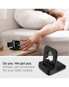 Držač Spigen S350 Night Stand za Apple Watch 38/ 40/ 41/ 42/ 44/ 45 crna - SGP11584
