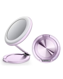 Držač za mobilni telefon magnetni Ring sa ogledalom roze - 618509