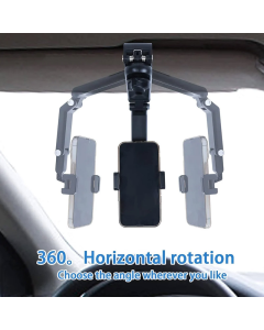 Auto držač za telefon za suncobran crni - 607343