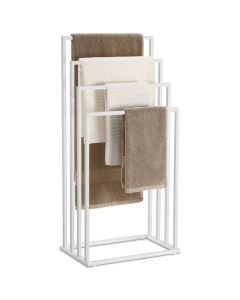 OSKAR Držač za peškire sa 4 šipke beli