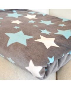 eHomeLiving Ćebe soft 140x200cm tirkiz Stars - EH-6727
