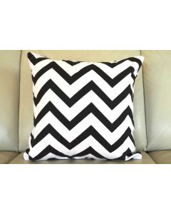Jastučnica Zig Zag 40x40cm-crna - 8605009814508
