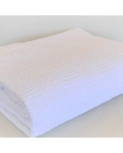 Frotirski prekrivač 150x200 beli Mia - 4024-BB