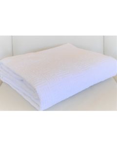 Frotirski prekrivač 200x200 beli Mia - 4015-BB