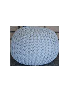 Tabure 50x50x30 cm off white - 50182-1