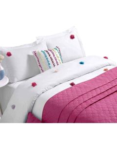 Louca Patisca Posteljina double set box sa prekrivačem roze - VLK000635-roze