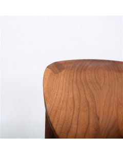 MEDA FURNITURE Drvena polubarska stolica Terca Orah - OrahPBIzd3561