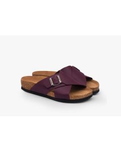 LEON Ženska papuča Dubai I - bordo - 4053-BO35