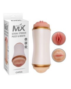 Dupli Masturbator Sexual Stroker Pussy & Mouth - CN-620898219