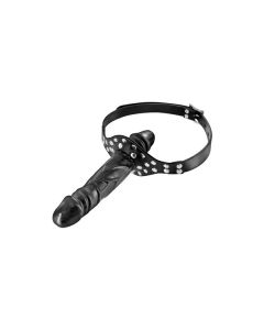 Dupli penis gag za usta crne boje - 6060300010