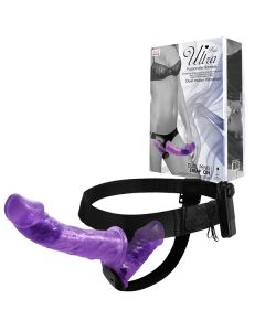 Ljubičasti dupli strap on - 022060-1