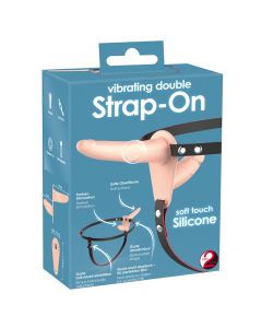 Dupli Vibrirajući Strap-On sa bežičnim daljinskim - 05969490000