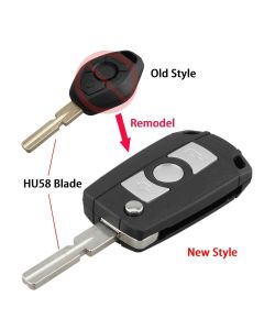 888 CAR ACCESSORIES Kućište oklop ključa bmw 2 tastera - E08-AP000