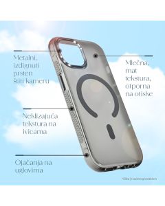 Maska za iPhone 13/14 6.1 bela Magsafe Glow