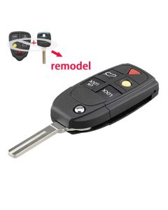 888 CAR ACCESSORIES Kućište oklop ključa 5 dugmeta za Volvo - E70-aP000