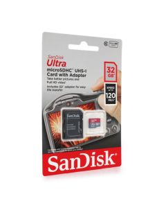 Mem. Kartica SanDisk SDHC 32GB Ultra Mic.120MB/s A1Class10 UHS-I +Adap. - 92592