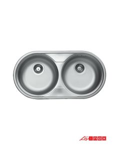 Livinox Inox ugradna sudopera EC139 50x50cm sifon ø90 - EC-139