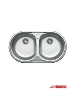 Livinox Inox ugradna sudopera EC186 78x43,5cm sifon ø90 - EC-186