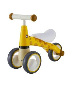 ECO TOYS Bicikl guralica za decu Žirafa, žuta - LB1603 YELLOW