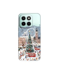 Maska za Honor X6c Christmas Town Silikonska Print Skin