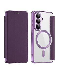 Maska za Samsung Galaxy A37 Magsafe Lux Bi Fold ljubičasta