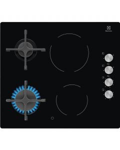 ELECTROLUX Samostalna kombinovana plinska/staklokeramička ploča EGE6172NOK - EGE6172NOK