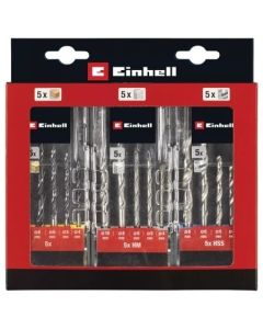 EINHELL Set burgija za drvo, metal i kamen 3-8 mm za metal i 4-10 mm za drvo i kamen