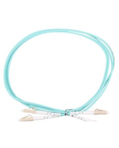 EXTRALINK LC/UPC-LC/UPC Multi Mode, OM3, Duplex, 3mm, 1m - EL008