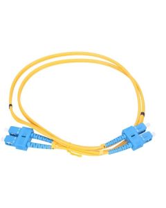 EXTRALINK SC/UPC-SC/UPC PVC, Single Mode, Duplex, G652D, 3mm, 2m - EL061