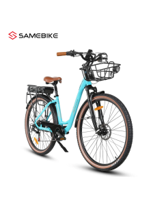 Samebike Elektricni bicikl RS-A07 svetlo plavi