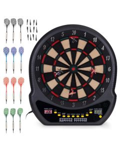 MULTIGARDEN Elektronski pikado 48 cm sa lcd ekranom, 27 igara, set sa 12 pikada