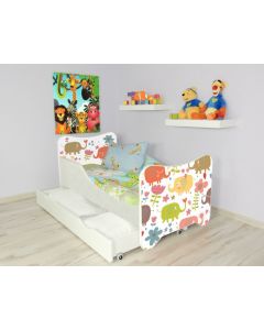Dečiji Krevet 160X80Cm Happy Kitty + Fioka Small Elephant - 74000 F