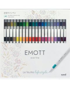 Uni Fineliner Emott set 40/1 0,4