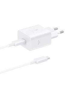 SAMSUNG 45W brzi punjač + kabl Type-C ( EP-T4511 ), bela