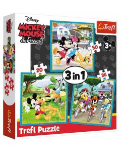 TREFL Puzzle Mickey Mouse 3u1 (20,36,50 delova) - 102858-T34846