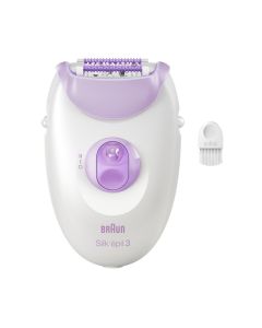 BRAUN Epilator SE3-000, bela/ljubičasta