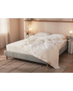 DORMEO Essentials set posteljine,krem, 200X200cm - 110084819-1