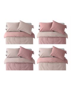 DORMEO Essentials set posteljine, roze, 140x200