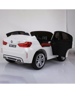 EUROBAJK Dečiji automobil na akumulator dvosed BMW X6 M, bela - 8570-1-1