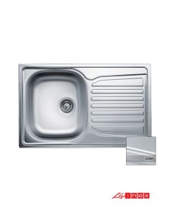 Livinox Inox ugradna sudopera EX163 Dekor 78x49cm sifon ø90 - EX-163-Dekor