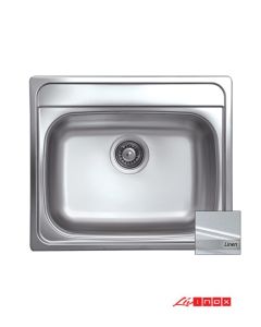 Livinox Inox ugradna sudopera EX327 Dekor 57x49cm sifon ø90 - EX-327-Dekor