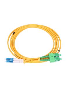 EXESHOP ExeLink patchcord LC/UPC-SC/APC SM, Duplex, G652D, PVC, 3.0mm, 2m