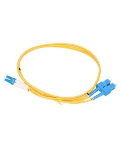 EXESHOP ExeLink patchcord LC/UPC-SC/UPC SM Duplex, G652D 3mm, 0,5m - EXE050